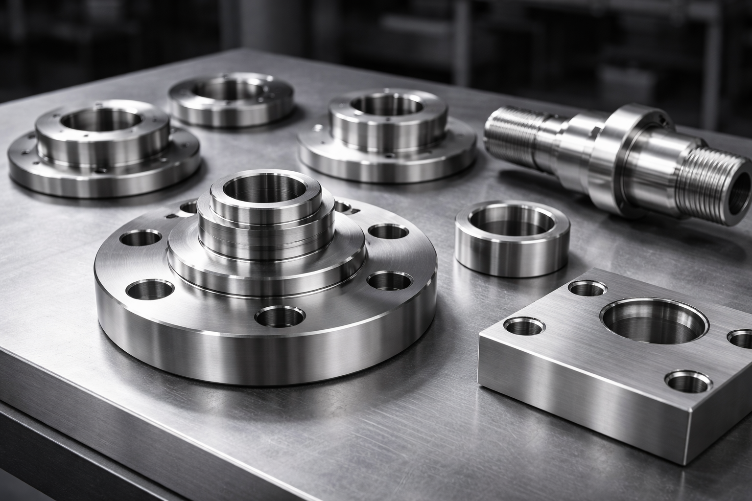 Piezas maquinadas en CNC